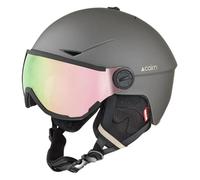 Casco de esquí Cairn RISE VISOR PURE (mat kaki arcilla)
