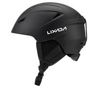 Casco de esquí Casco de esquí con Aislamiento Ajustable Uso en Todas Las Estaciones Cuenta con 14 Orificios de ventilación Adecuado para Esquiar Compatible con Patinaje sobre (Black)