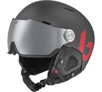 Casco de esquí con visera BOLLÉ MIGHT VISOR (Titanium Red Matte - Brown Gun Cat 2) Unisex