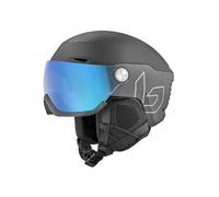 Casco de esquí con visera BOLLÉ V-RYFT PURE (Black Coal Matte - Blue fotocromática cat. 1 a 3) unisex