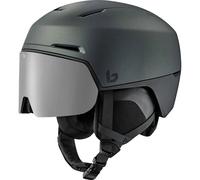 Casco de esquí con visera BOLLE X-FUSION PURE (Forest Black Matte - Brown Gun Cat 2) Unisex