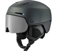 Casco de esquí con visera BOLLE X-FUSION PURE (Forest Black Matte - Brown Gun Cat 2) Unisex