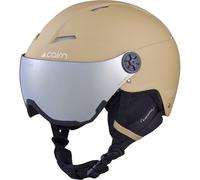 Cairn - Cascos esquís hombre - Android Visor Mat Linen - Talla 61-62 cm - Beige Beige 61-62 cm