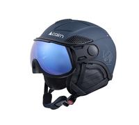 Casco de esquí con visera Cairn HELIOS LEATHER EVOLIGHT NXT (BLUE GRAPHITE)