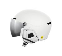 POC Obex Visor Cascos de esquí, Adultos Unisex, Hydrogen White/Clarity Universal/Partly Sunny/Silver, XS-S (51-54cm)