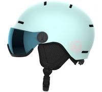 Casco de esquí y snow salomon orka visor bleach/un fls azul infan 56 - 59