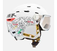Casco de esquí Rossignol RKKH400 - Allspeed Visor IMP Photch JCC (Blanco)
