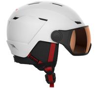 Casco de esquí Salomon Pioneer Lt Visor Rental Talla de casco: 56-59 cm / Color: blanco