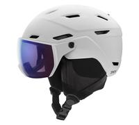 Casco de esquí Smith Survey con visera, fotocrómico, blanco 55-59cm Matte White