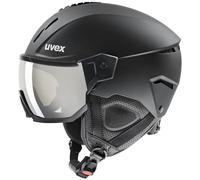 Uvex Instinct Visor, casco de esquí con visor, negro 53-56cm Black Matt