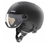 Casco de esquí Uvex WANTED VISOR PRO VARIO (BLACK MATT)
