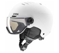 Casco de esquí Uvex WANTED VISOR PRO VARIO (WHITE MATT)