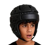 Casco De Fútbol, Ajuste Cómodo Y Ajustable, 40 Cm, Gorra Deportiva, Protector De Cabeza De Rugby, Casco De Fútbol Americano, Gorra De Scrum Ajustable, Protección Mejorada contra Impactos, para Jugad