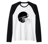 Casco de fútbol Americano - Fantasy League, Draft, USA Sports Camiseta Manga Raglan