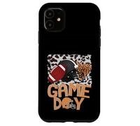 Casco de fútbol con diseño de Leopardo Blanqueado para el Día del Juego, Deporte para Madres y niñas Carcasa para iPhone 11