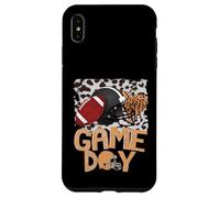 Casco de fútbol con diseño de Leopardo Blanqueado para el Día del Juego, Deporte para Madres y niñas Carcasa para iPhone XS MAX
