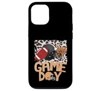 Casco de fútbol con diseño de Leopardo Blanqueado para el Día del Juego, Deporte para Madres y niñas Carcasa para iPhone 12/12 Pro