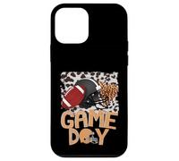 Casco de fútbol con diseño de Leopardo Blanqueado para el Día del Juego, Deporte para Madres y niñas Carcasa para iPhone 12 Mini