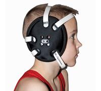 Casco de lucha libre Cliff Keen Youth Signature de 4 correas - Negro