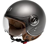 Casco de moda para moto - Casco de moda para el scooter - Casco Scooter - Casco de snorbike - Titanium Mat XS