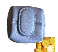Casco de Monedas portátiles - Mini de Color sólido para Monedas, Llaves y pequeños | de Almacenamiento de Viaje y Organizador cosmético | Cartera con Cremallera compacta para Don, Violeta