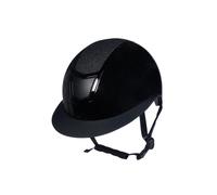 Casco de montar -Shiny Diamond- - Negro / L = 59-61 cm