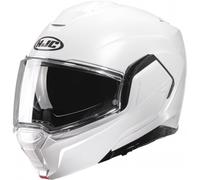 Casco de moto abatible HJC I100 Solid blanco perla XS