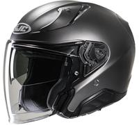 Casco de moto abierto HJC RPHA 31 Solid semi flat titanium M
