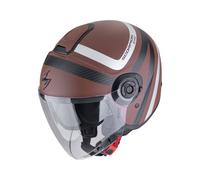 Casco Scorpion Exo-City II Riva - Marrón y plata - XL Marrón y plata XL