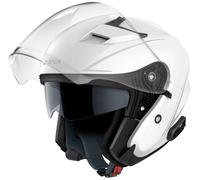 Casco de moto abierto SENA Outstar S blanco brillante XL