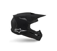 Casco De Moto Alpinestars S-M3 (Mate Negro) Talla: M (57)