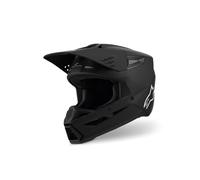 Casco MX Alpinestars SM3 Solid Negro MateL Negro Mate