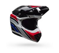 Bell Moto-10 Spherical MIPS RSD Old Glory, casco de motocross M female Negro/Rojo/Azul