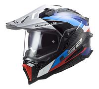 Casco de moto enduro LS2 MX701 C Explorer Frontier negro-azul XS