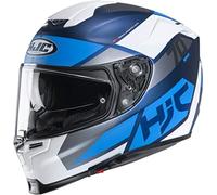 Casco de Moto HJC RPHA 70 Debby MC2SF, Blanco/Gris/Azul, M