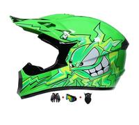 Casco de moto infantil, juventud casco de motocicleta, casco de motocross integral, casco de ciclismo para niños, cascos integrales AVT MX cascos moto de cruz niños Quad Bike bicicleta de montaña (