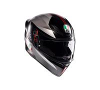 Casco De Moto Integral AGV K1 S K1-S Negro Mate / Gris / Rojo Talla S