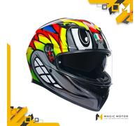 Casco de moto Integral AGV K3 XL Pajarito 2.0 Amarillo