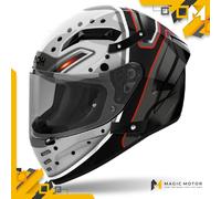 Casco de moto Integral Airoh CONNOR S ENMASCARADOR Gris