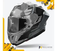 Casco de moto Integral Airoh GP 800 M MAESTRO METÁLICO Gris