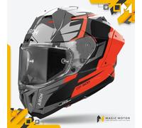 Casco de moto Integral Airoh GP 800 XL MAESTRO METÁLICO Negro