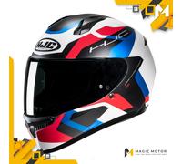 Casco de moto Integral HJC C10 L LATAS Azul