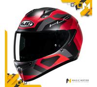 Casco de moto Integral HJC C10 XXL LATAS Rojo