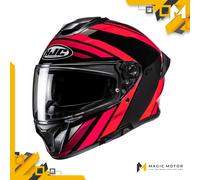 Casco de moto Integral HJC C71 S FABER Rojo