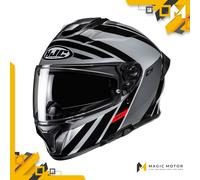 Casco de moto Integral HJC C71 XS FABER Gris Pulido