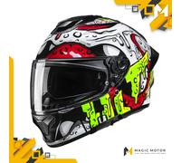 Casco de moto Integral HJC C71 XXL SQUEEZE Blanco Pulido