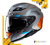 Casco de moto Integral HJC F71 L ARCAN Plateado