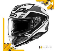 Casco de moto Integral HJC F71 M ACHAPARRADO Blanco