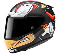Casco de Moto Integral HJC RPHA 12 Shadow The Hedgehog MC1SF Negro-Rojo-Naranja L