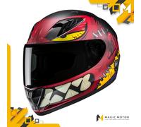 Casco de moto Integral HJC Y10 S FRANK Rojo Opaco